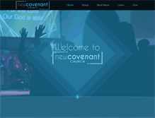 Tablet Screenshot of newcovenantnc.net